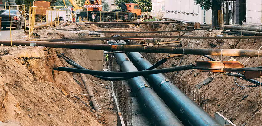 Underground Sprinkler Pipe Repair in Plainview, NY